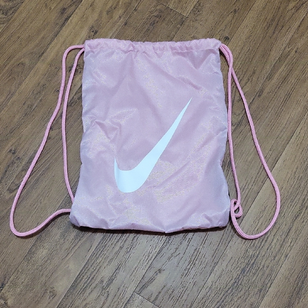 Nike Pink and White Backpack Lightweight Design